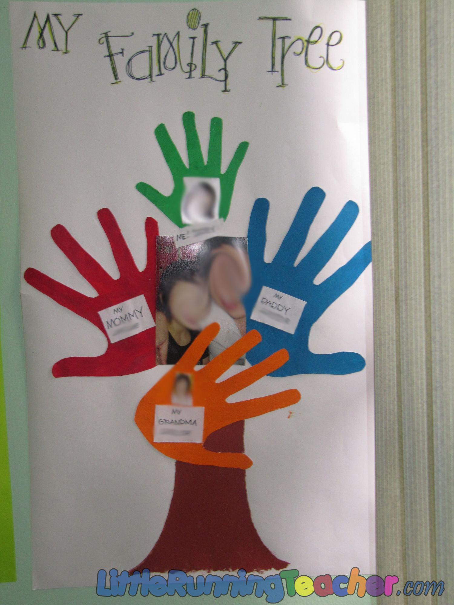 Family Tree In Preschool Little Running Teacher