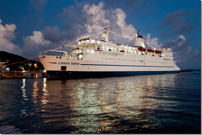 Scarborough, Tobago  :: Alongside at sunset.