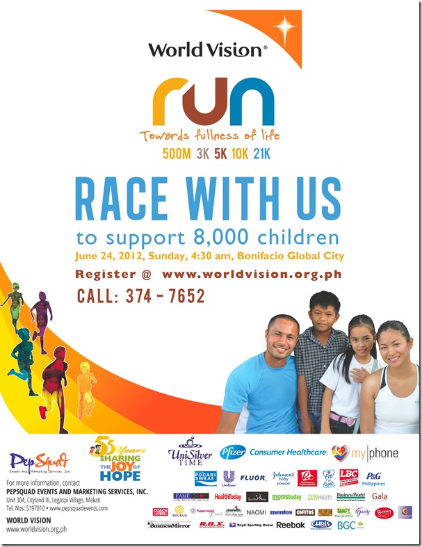 World Vision Run “Towards Fullness of Life!” « Little Running Teacher