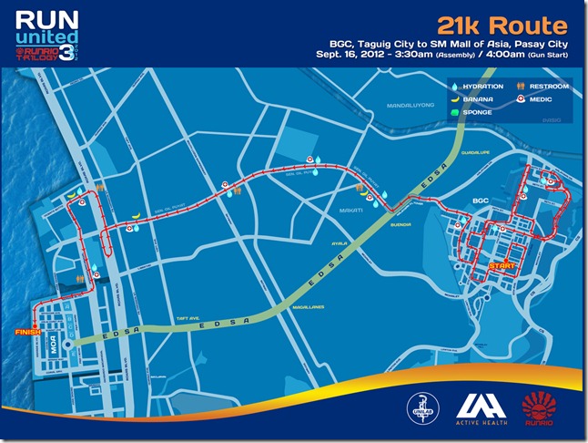 Run United 3 2012 21k Route