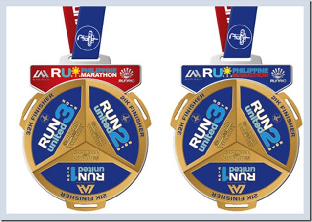 Run United Philippine Marathon Medal2