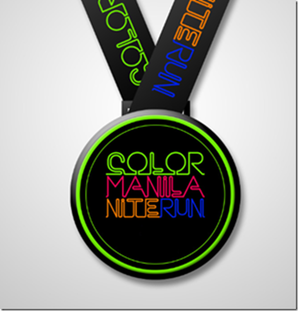 Color Manila Nite Run Medal