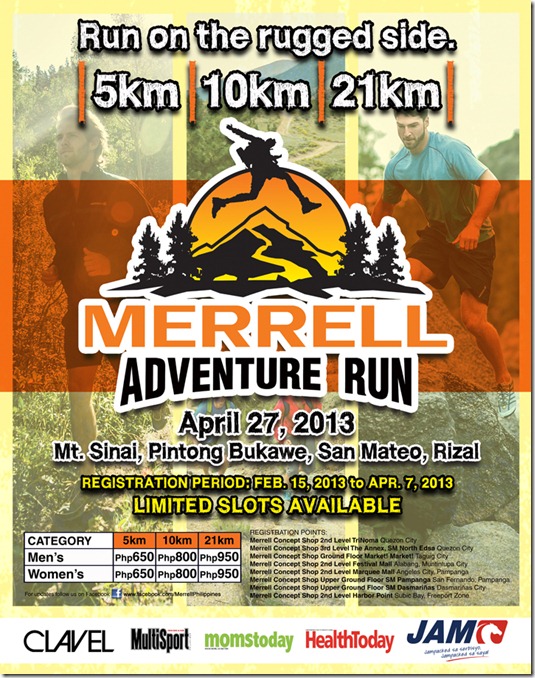 Merrell Adventure Run poster