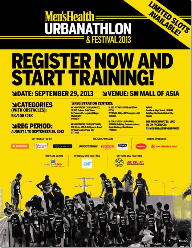 Mens Health Urbanathlon poster