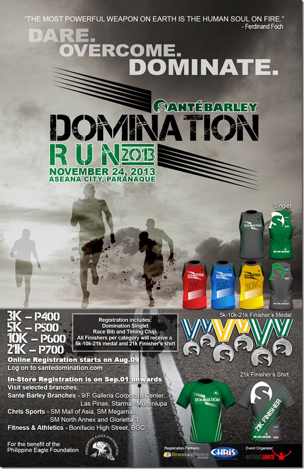 domination poster as of Aug 7