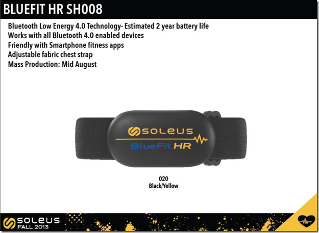 Soleus BlueFit HR SH008