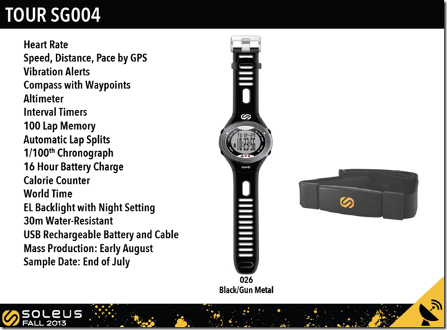 Soleus GPS Tour SG004