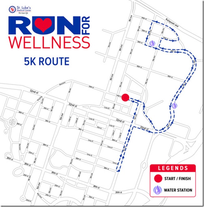 St. Lukes Run for Wellness 5k route (01)
