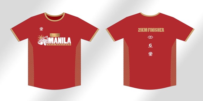 Sofitel Manila Half Marathon finisher shirt