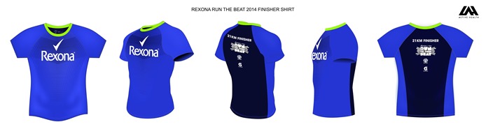 Rexona Run finsher shirt