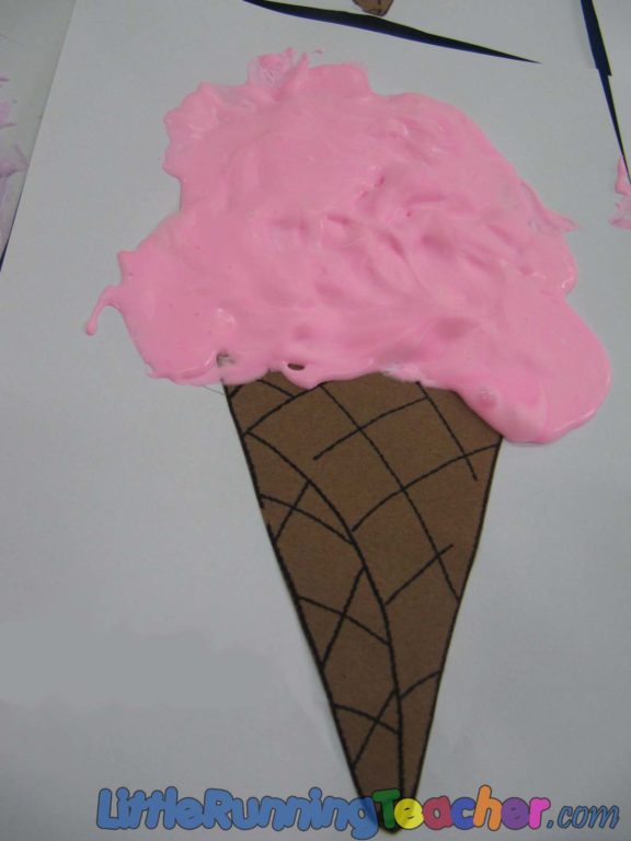 Puffy Ice Cream « Little Running Teacher