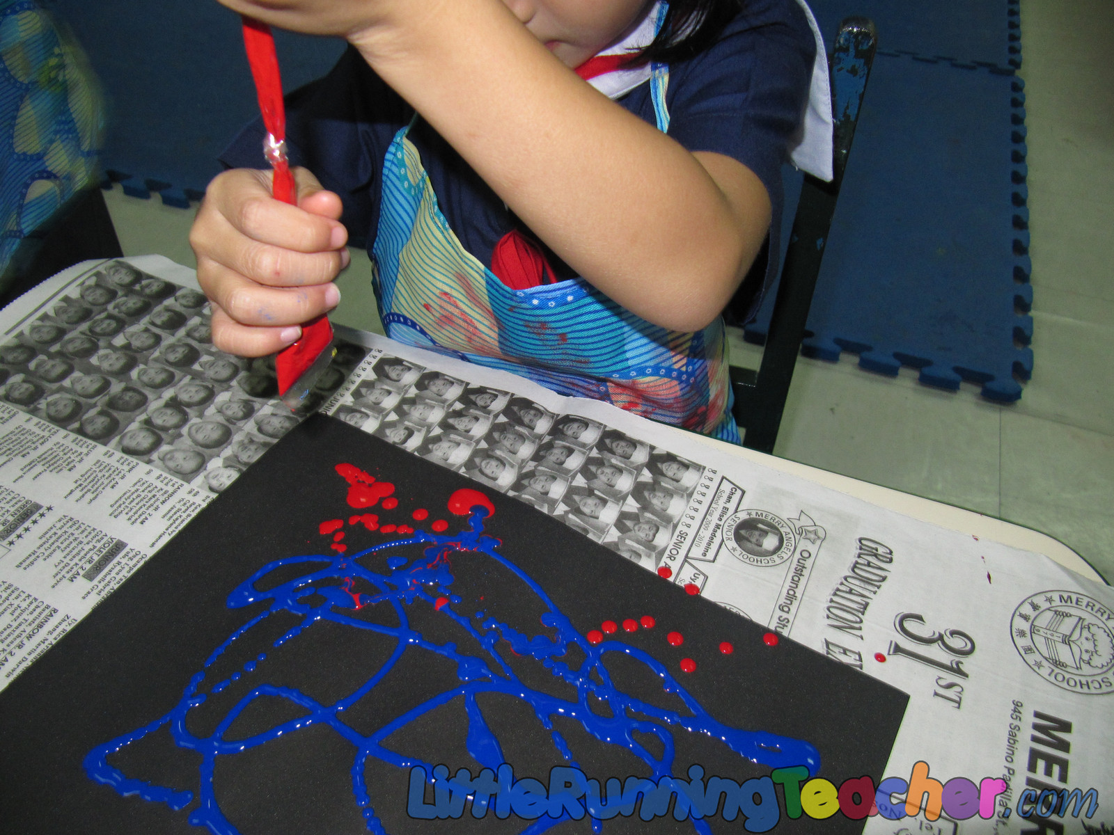 Squeeze Painting « Little Running Teacher