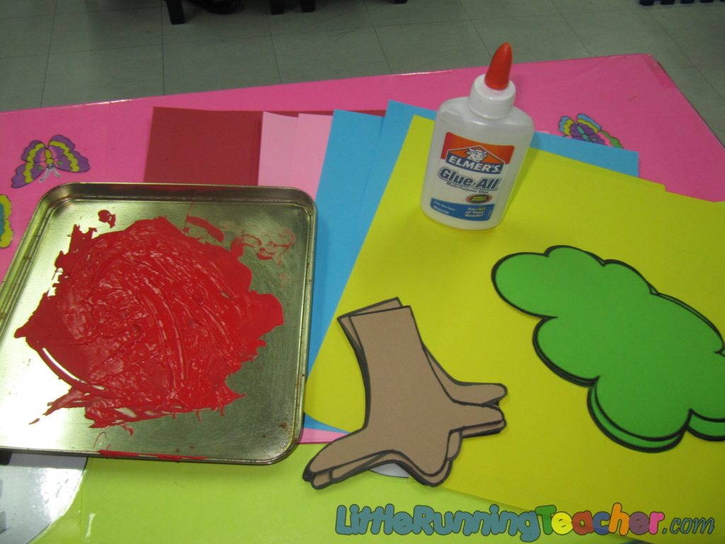 Finger Paint Cherry Tree Pop Art « Little Running Teacher